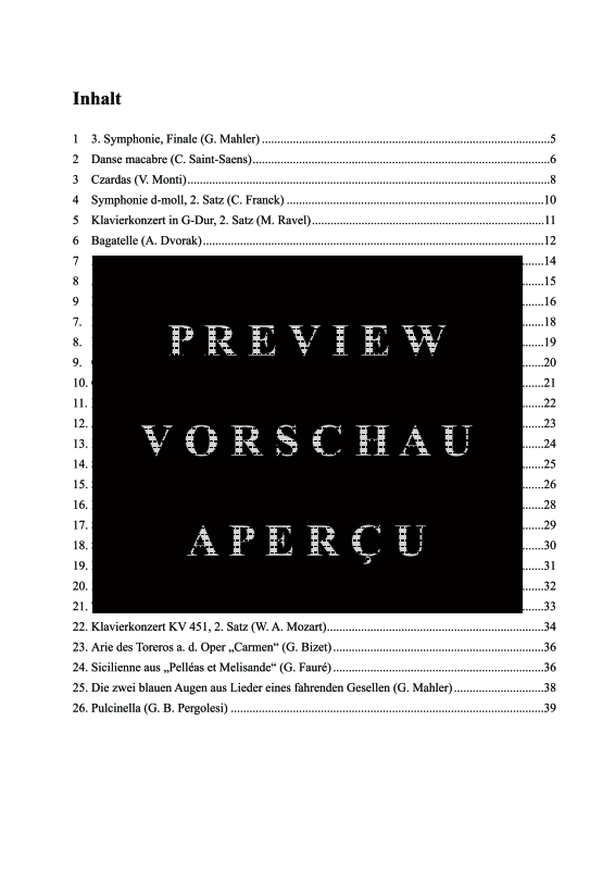 gallery: Schöne Stellen aus Oper und Konzert, Band 2, , (Klavier Solo)