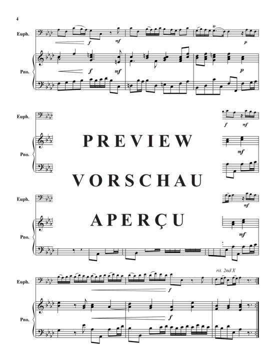 Product gallery: Page 5 of 16 Sonata in F  , , (baritone/pos + piano)