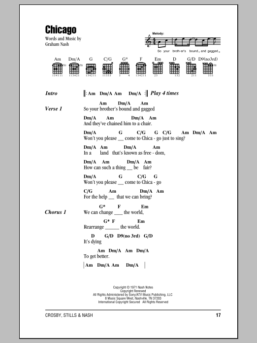 Produktgalerie: Seite 1 von 1 Chicago, Crosby, Stills & Nash, Gitarre