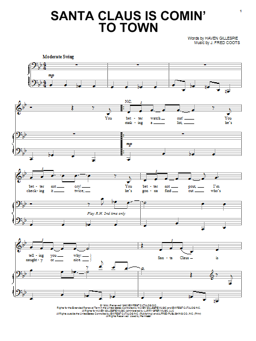 Produktbild zu: Santa Claus Is Comin' To Town