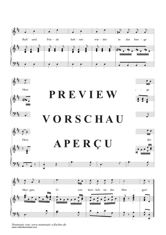 Product gallery: Page 3 of 3 Morgengesang , , Piano and Voice
