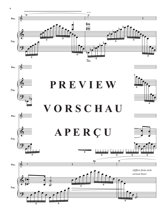 Product gallery: Page 7 of 21 Concerto , , (piccolo flute + piano)