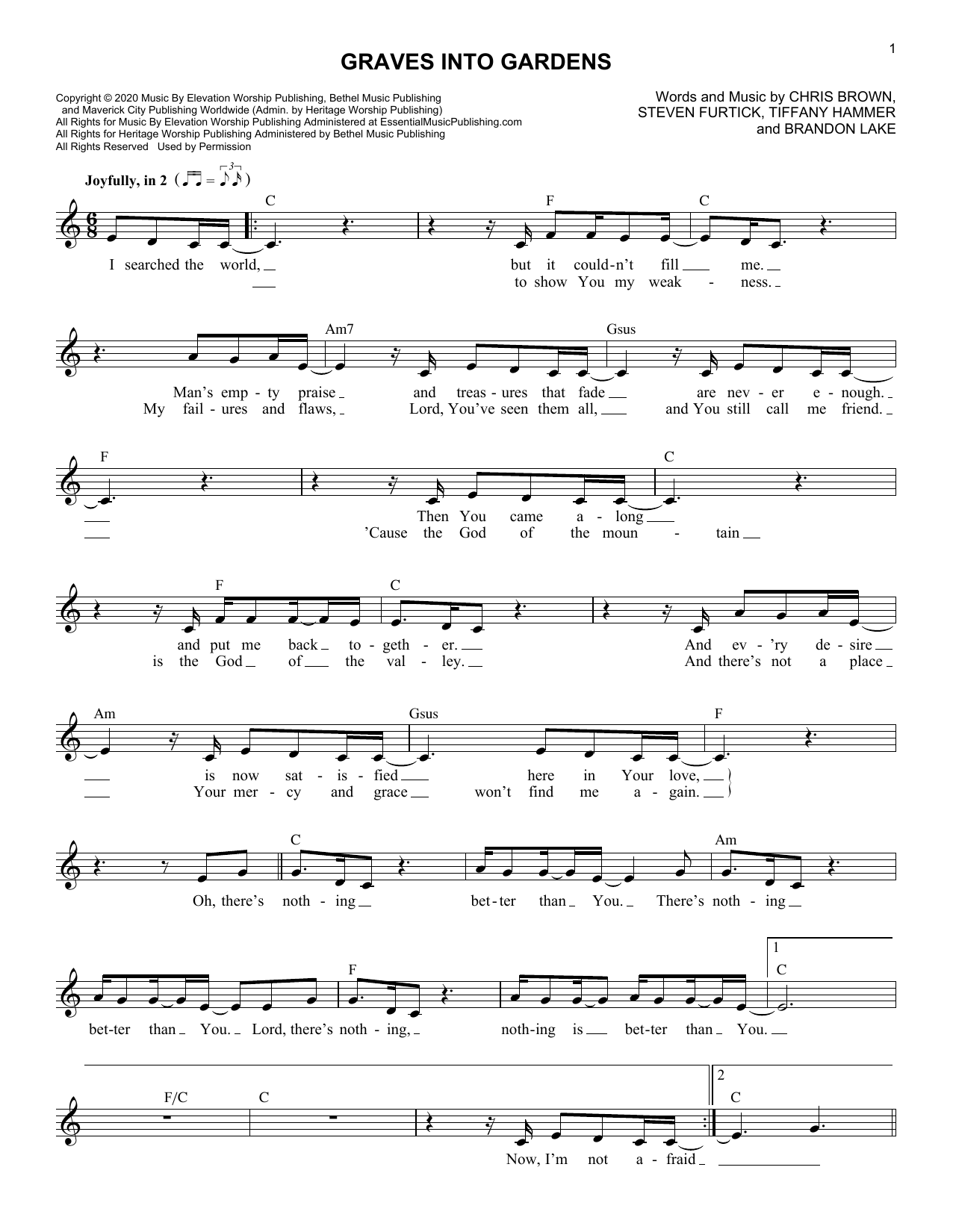 Produktgalerie: Seite 1 von 1 Graves Into Gardens, Elevation Worship
