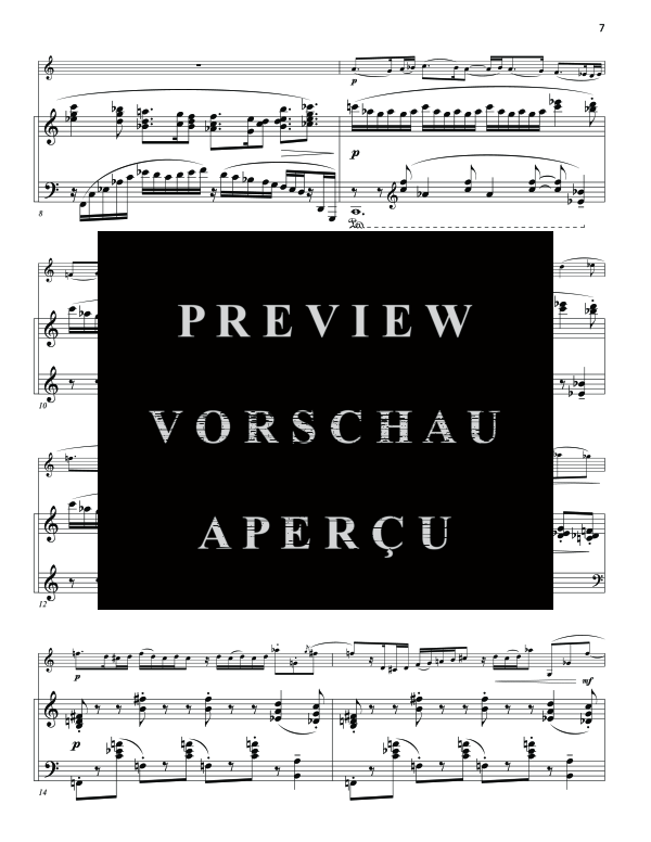 Product gallery: Page 11 of 11 Sultry & Eccentric, , (clarinet in Bb and piano)