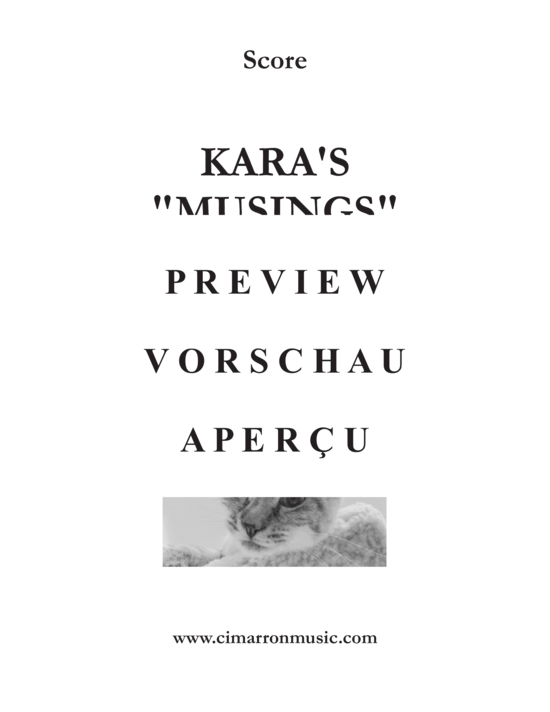 Produktgalerie: Seite 3 von 21 Kara´s Musing´s , , (Horn Quartett)