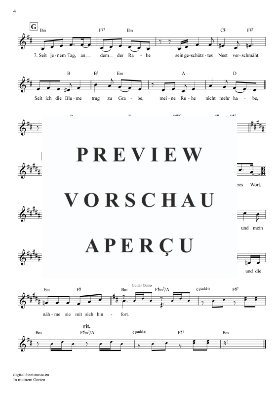 Product gallery: Page 9 of 9 In Meinem Garten, Mey, Reinhard, Gesang