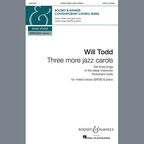 cover: Three More Jazz Carols (We Three Kings; In the Bleak Midwinter; Personent Hodie), Will Todd, Chor