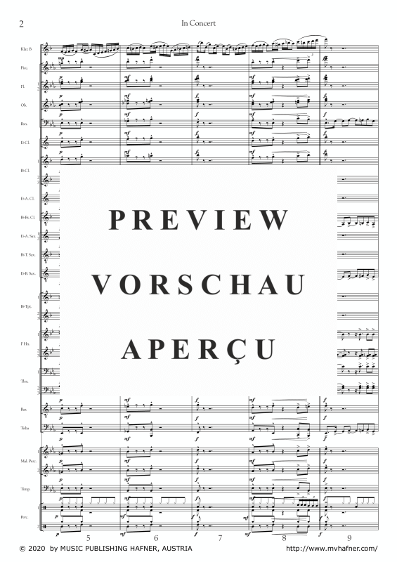 Product gallery: Page 7 of 11 In Concert, , (large wind orchestra)