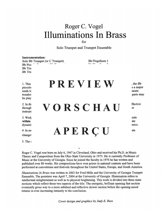 Product gallery: Page 3 of 21 Illuminations in Brass , , (trumpet in Bb solo and 6-part trumpet ensemble)