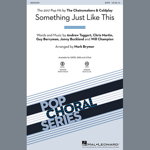 Produktbild zu: Something Just Like This (arr. Mark Brymer)