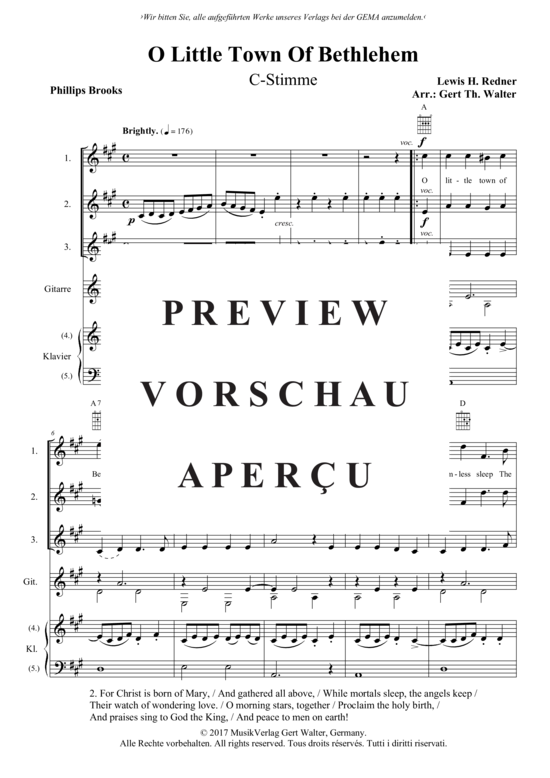 Produktgalerie: Seite 2 von 11 O Little Town Of Bethlehem , , (flexibles Quintett)