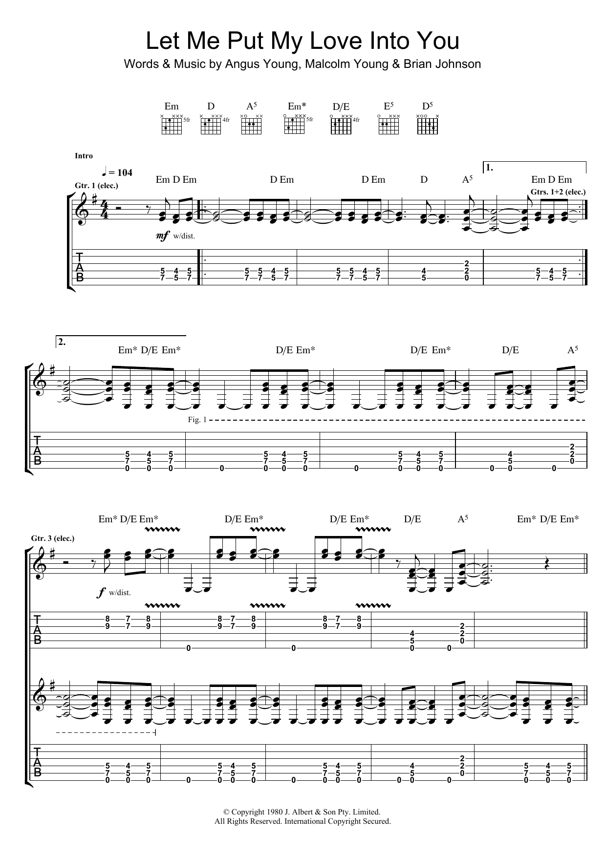 Produktbild zu: Let Me Put My Love Into You