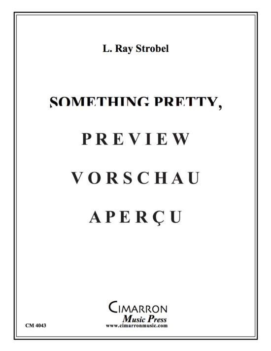 Produktgalerie: Seite 2 von 9 Something Pretty, Something Lively , , (Trompete in B + Klavier)