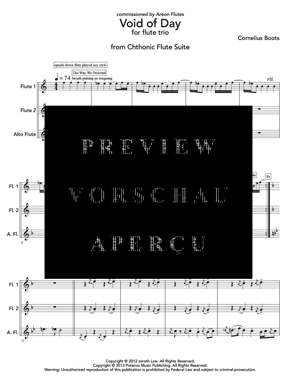 Product gallery: Page 8 of 11 Void of Day, , (flute trio 2x flute and alto flute)