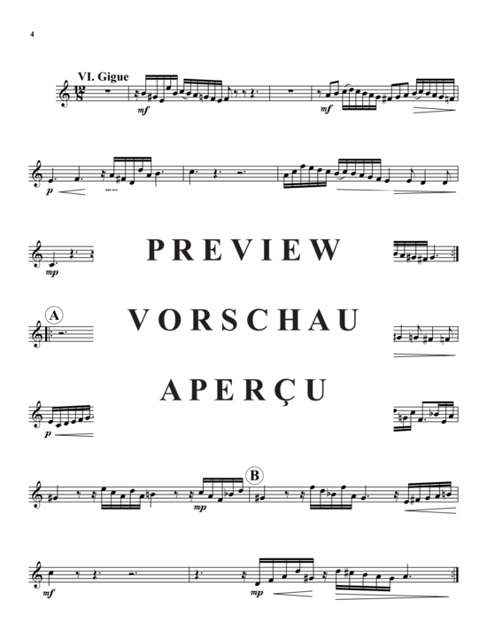 Produktgalerie: Seite 17 von 21 Suite Nr. 1 for Lute, BWV 996 , , (Blechbläser-Quintett)