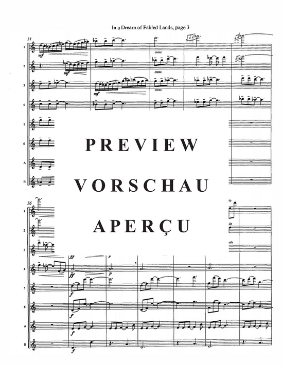 Product gallery: Page 6 of 21 In A Dream of Fabled Lands , , (6 C flutes, alto flute and bass flute)