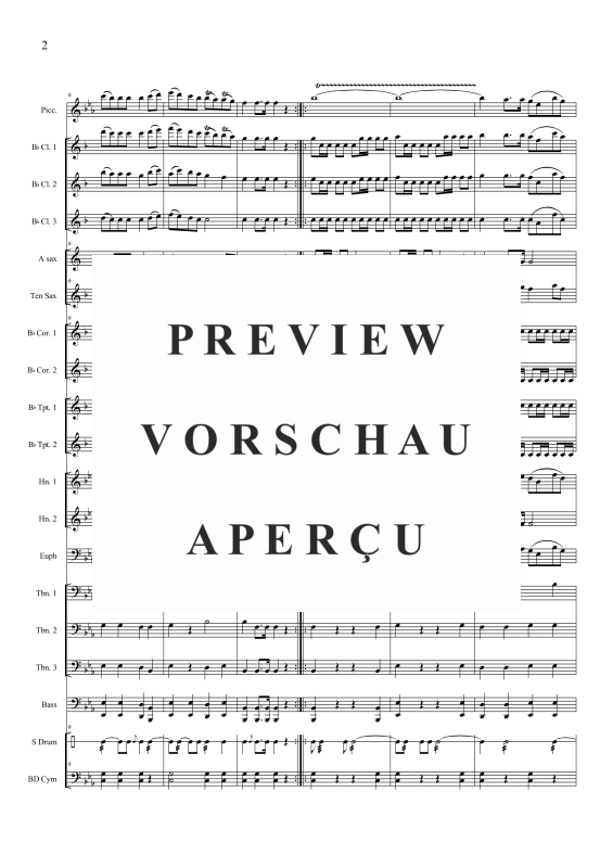 Produktgalerie: Seite 5 von 11 Preußischer Präsentiermarsch, , Concert Band