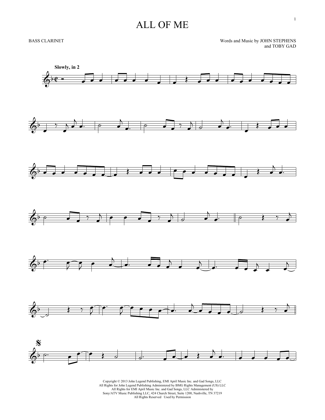 Product gallery: Page 1 of 1 All Of Me, John Legend