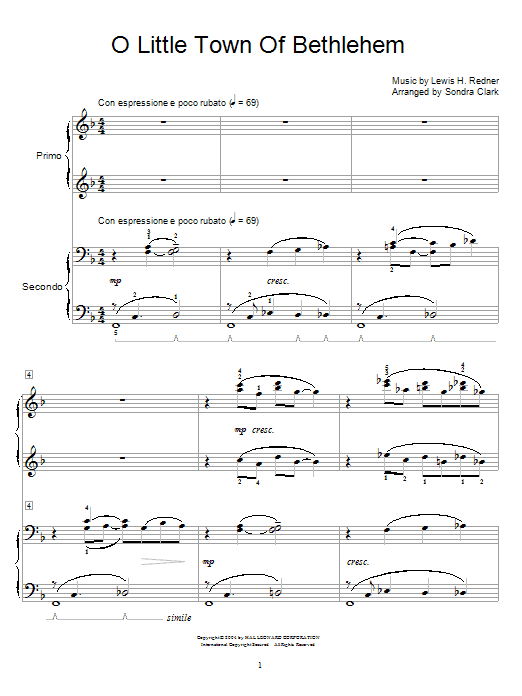 Produktbild zu: O Little Town Of Bethlehem