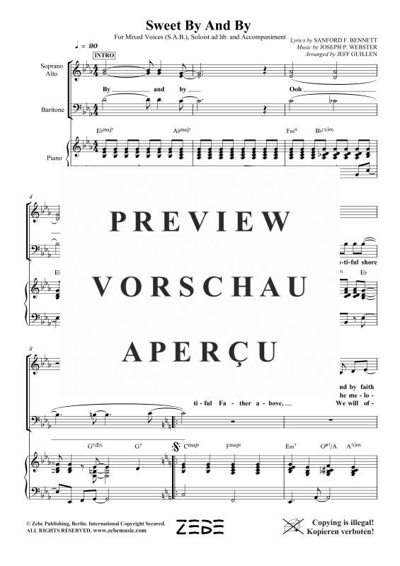 Produktgalerie: Seite 7 von 11 Sweet By And By, , Gemischter Chor SAB und Klavier