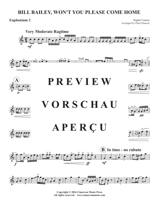 Product gallery: Page 12 of 17 Bill Bailey, Won´t You Please Come Home , , (Tuba Quartett EETT)