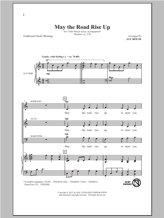 Produktbild zu: May The Road Rise Up