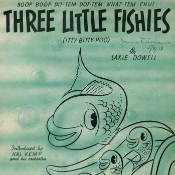 cover: Three Little Fishies, Saxie Dowell, Gitarre