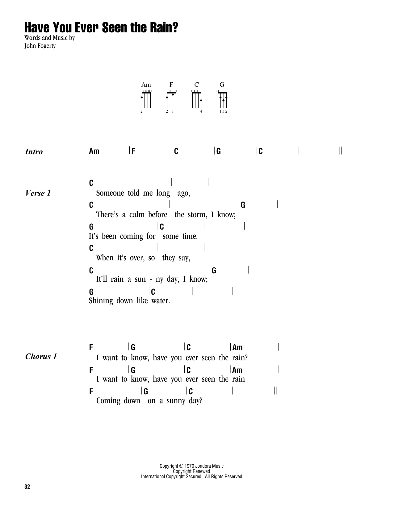 Product gallery: Page 1 of 1 Have You Ever Seen The Rain?, Creedence Clearwater Revival