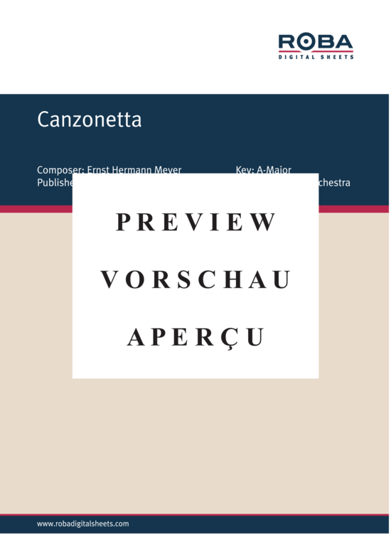 Product gallery: Page 2 of 21 Canzonetta , , (Big Band)