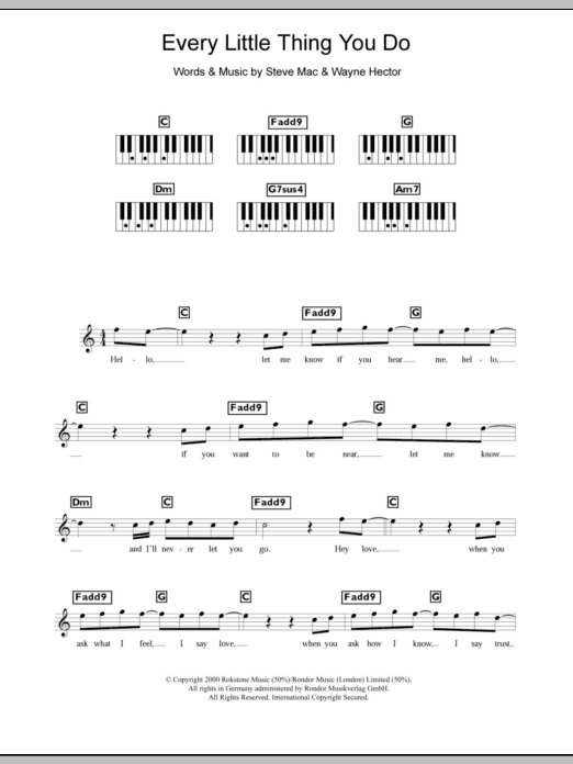 Produktbild zu: Every Little Thing You Do