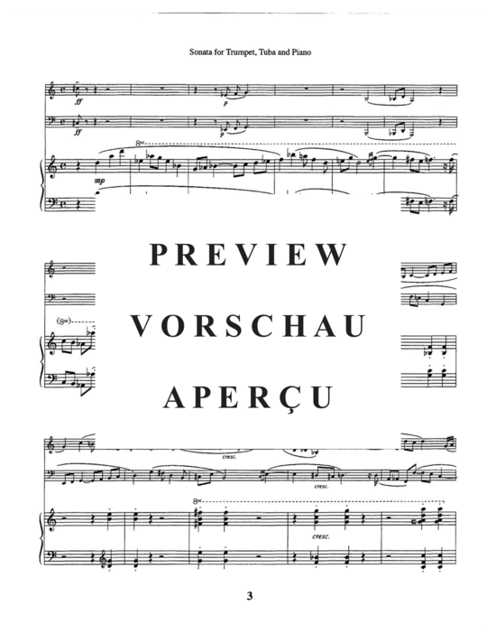 Produktgalerie: Seite 7 von 21 Sonata , , (Trompete in Bb/C, Tuba + Klavier)