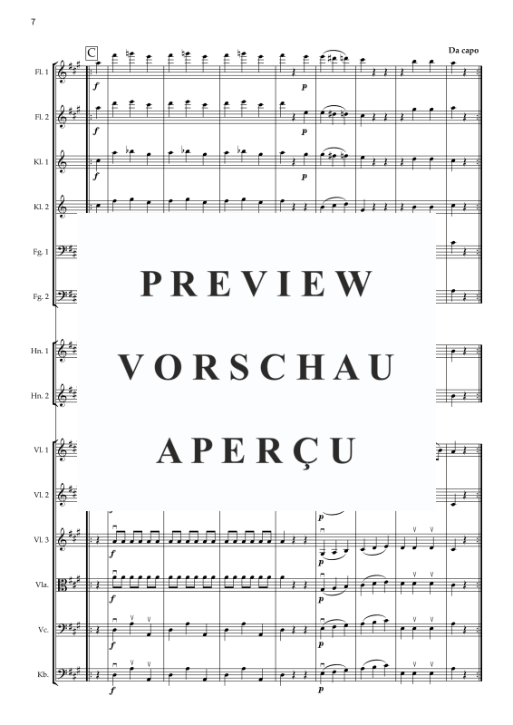 Produktgalerie: Seite 9 von 11 Deutscher Tanz Nr. 8, , Jugendkammerorchester