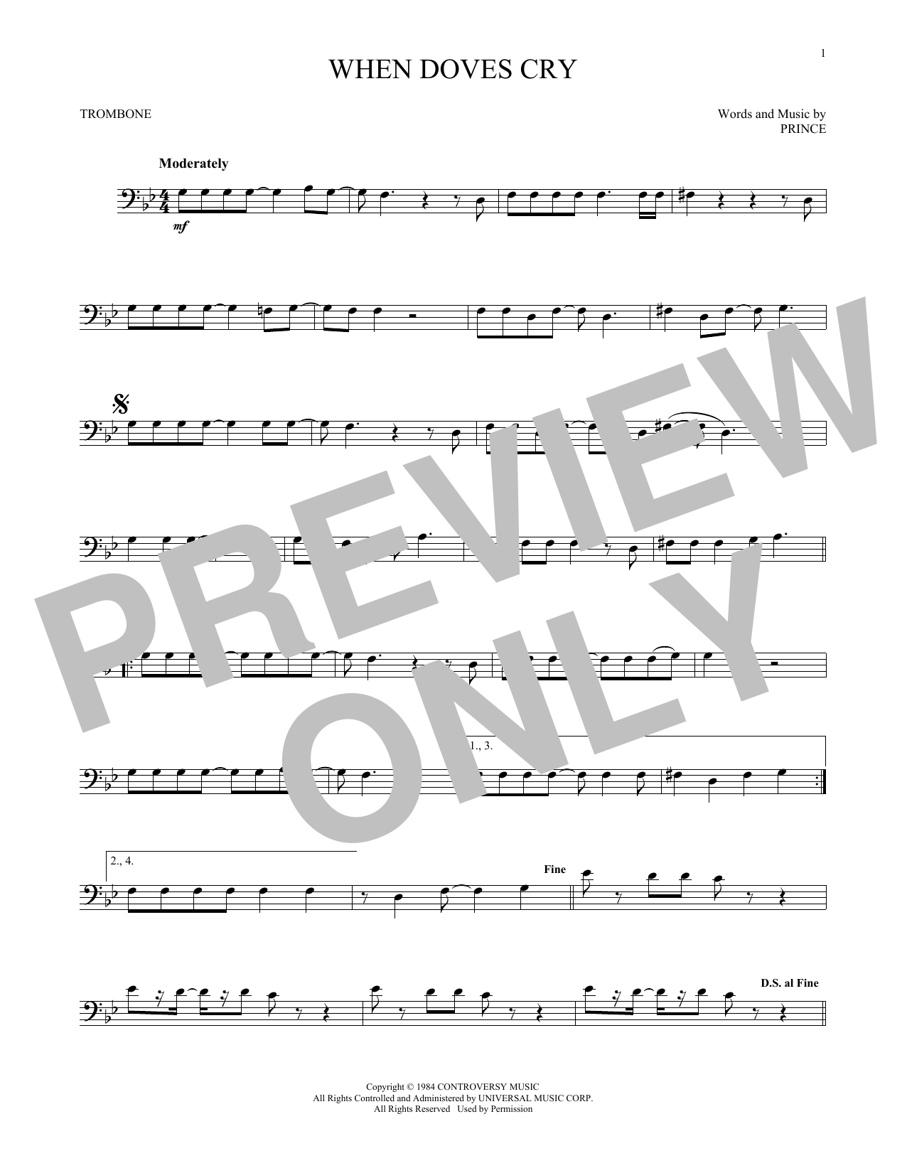 Product gallery: Page 1 of 1 When Doves Cry, Prince