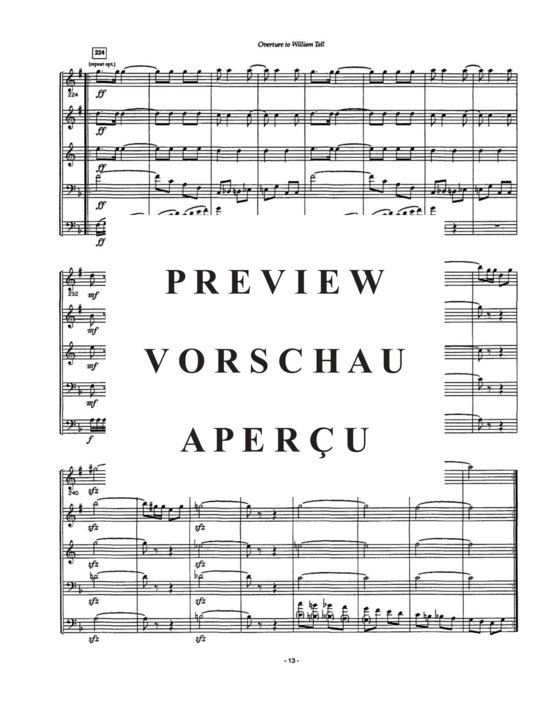 Produktgalerie: Seite 15 von 21 William Tell , , (Blechbläserquintett - Tuba Solo)