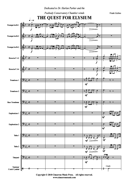 Product picture to: Quest for Elysium, The Frank Gulino