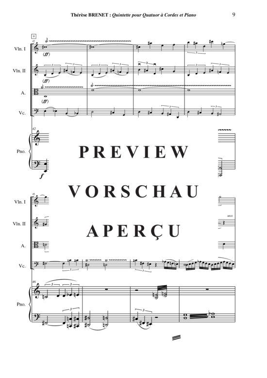 Produktgalerie: Seite 10 von 21 Quintette , , (Streicherquartett + Klavier)
