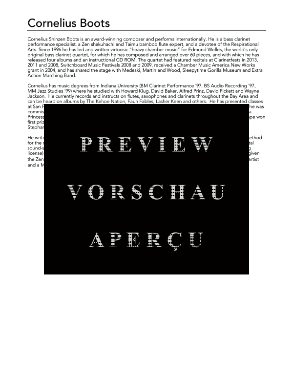 Product gallery: Page 5 of 10 Invisible Orthodoxy, , (clarinet and CD)