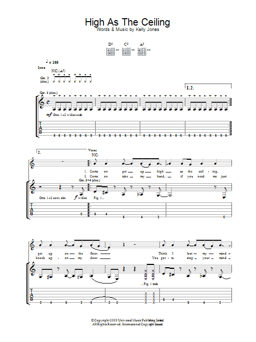 Product gallery: Page 1 of 1 High As The Ceiling, Stereophonics
