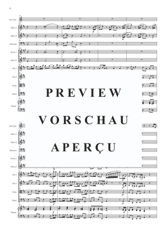 Produktgalerie: Seite 9 von 11 Trumpet Concerto in D, , Concert Band und Solo Trompete in D