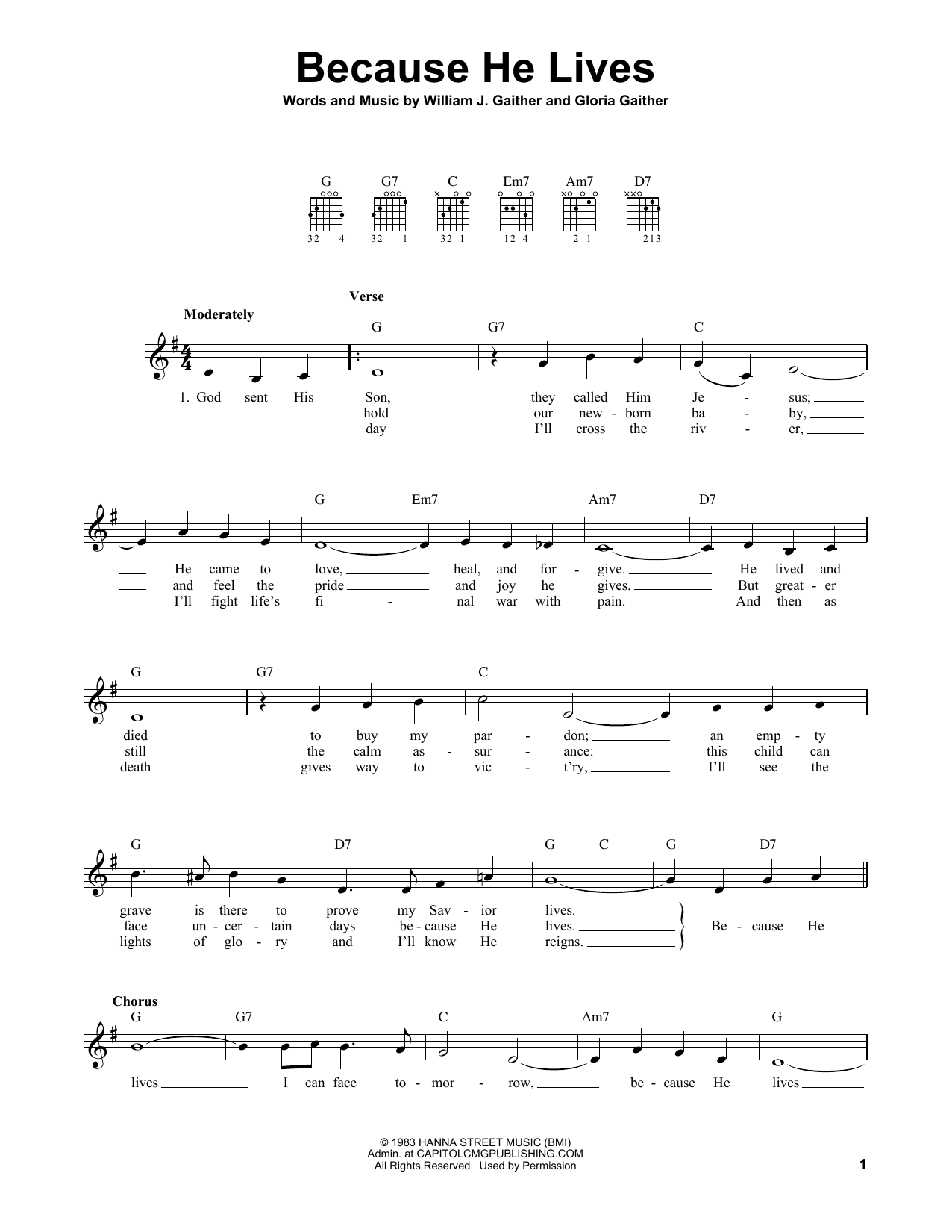 Produktbild zu: Because He Lives