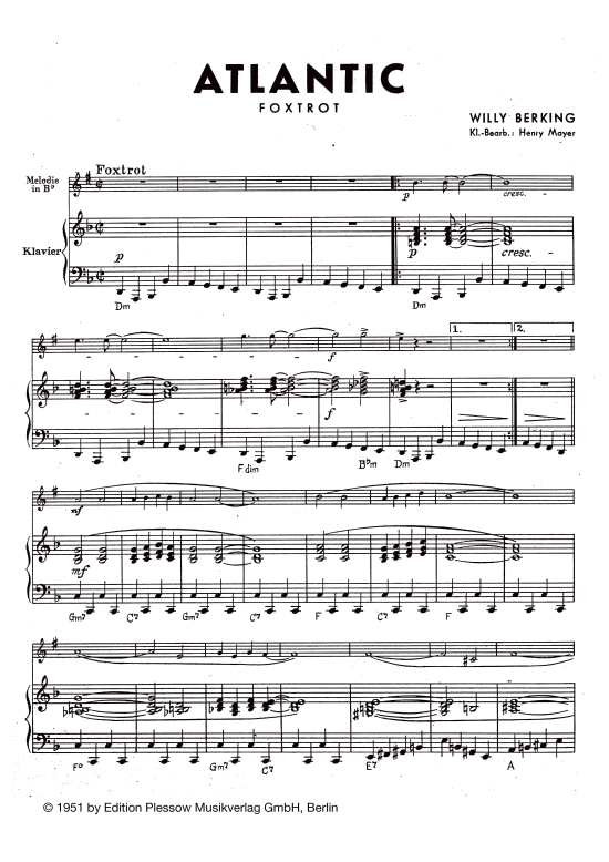 Produktbild zu: AtlanticFoxtrott