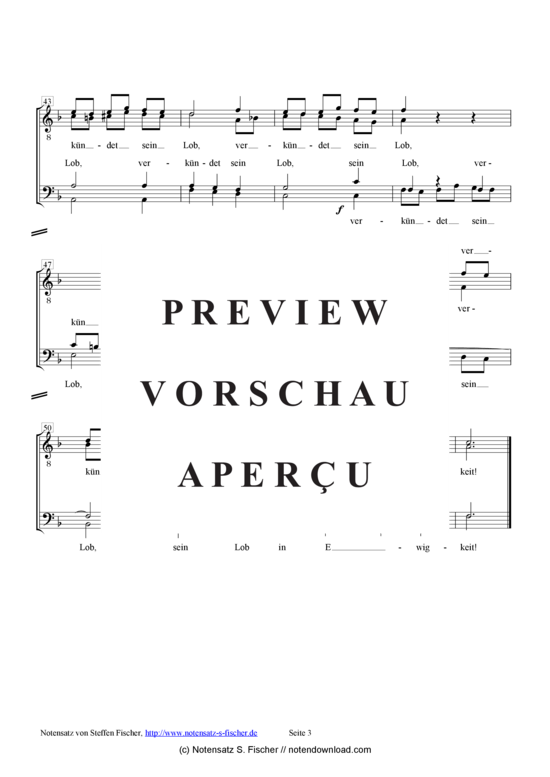 Product gallery: Page 4 of 4 Singet dem Herrn ein neues Lied  , , (male choir)