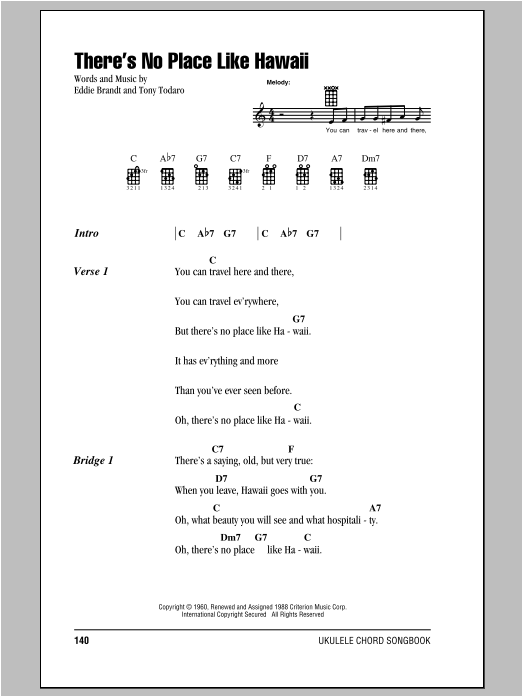 Product gallery: Page 1 of 1 There's No Place Like Hawaii, Tony Todaro