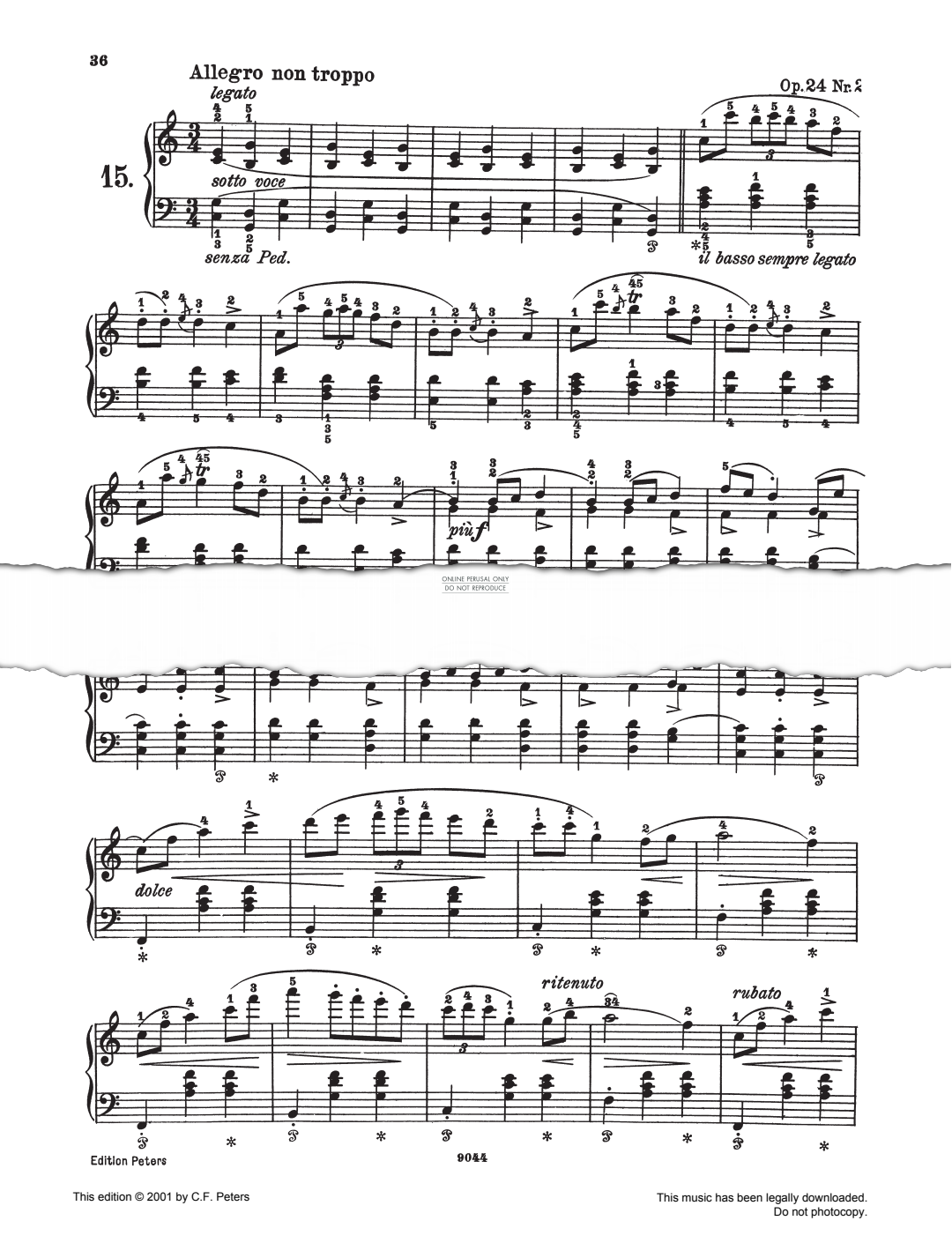 Produktbild zu: Mazurkas Op. 24 No. 2