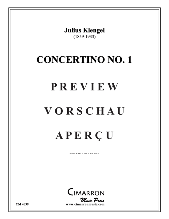 Product gallery: Page 2 of 21 Concertino No. 1 , , (trombone/euphonium + piano)