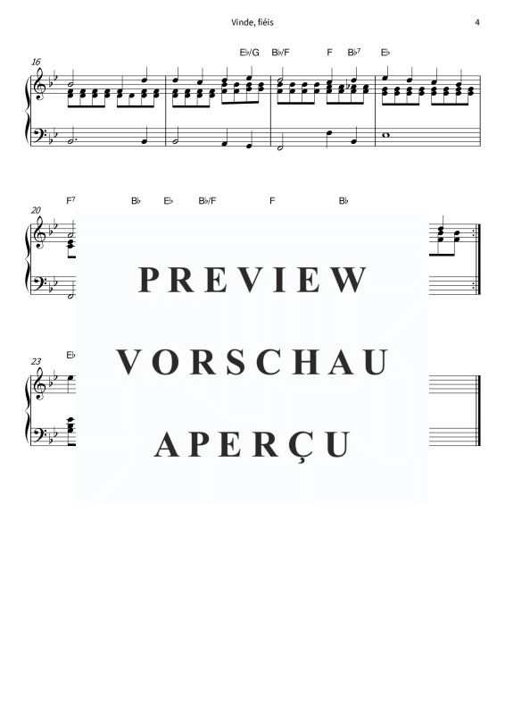 Produktgalerie: Seite 6 von 6 Vinde, fiéis - Um clássico natalino intemporal, , Klavier Solo