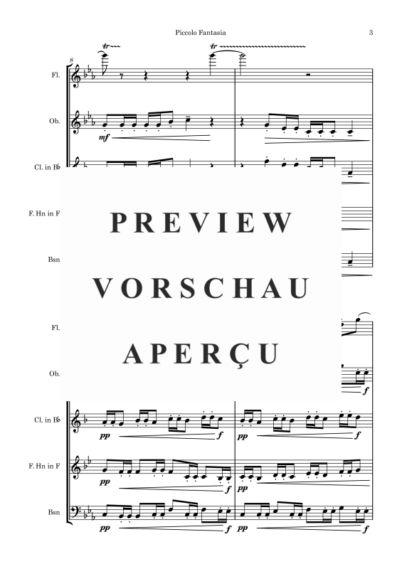 gallery: Serenade C-Moll, , Holzbläserquartett