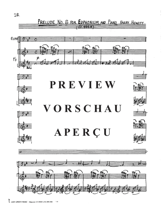 Product gallery: Page 18 of 21 6 Preludes , , (euphonium + piano)