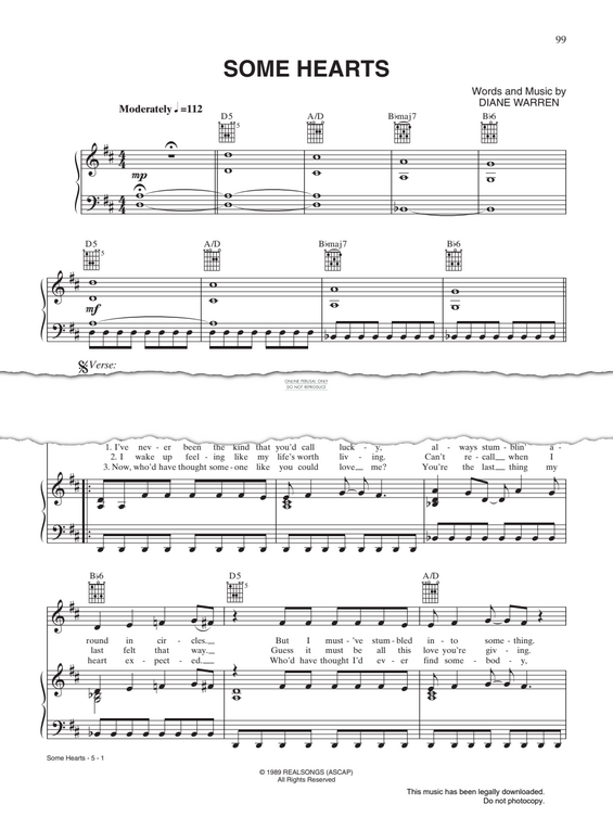 Produktgalerie: Seite 1 von 1 Some Hearts, Carrie Underwood, Gesang, Gitarre, Klavier