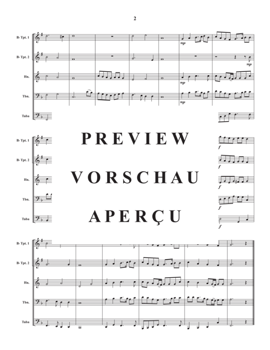Produktgalerie: Seite 4 von 11 Zwei Weihnachtslieder aus der Renaissance , , (Blechbläserquintett)